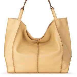 The Sak Tan Leather Tote Bag